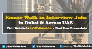 Emaar Walk in Interview -Jobs