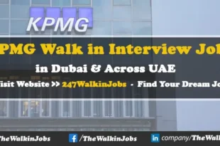 KPMG Walk in interview