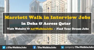 Marriott Walk in interview Jobs in Qatar