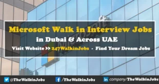 Microsoft Walk in interview Jobs