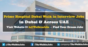 Prime Hospital Dubai Walk in Interview Jobs