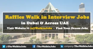 Raffles Walk in interview Jobs