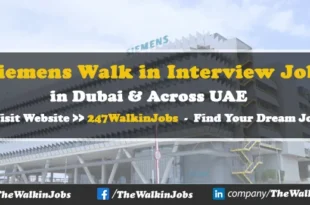 Siemens Walk in interview Jobs