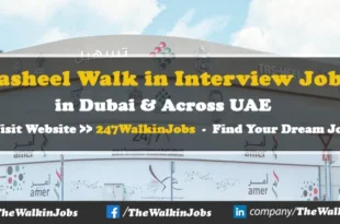 Tasheel Walk in interview Jobs